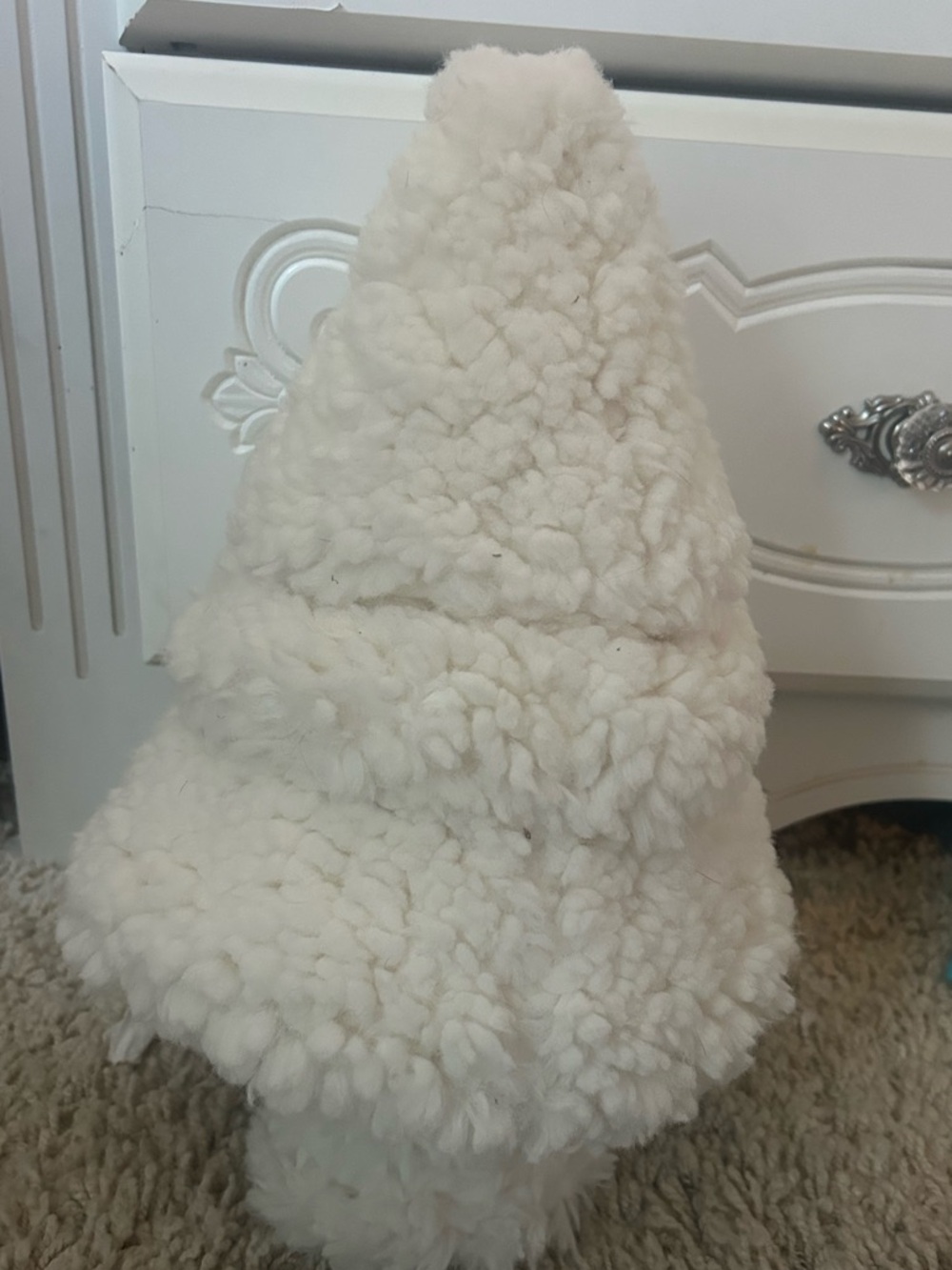 Cozy Cream Sherpa Christmas Plush